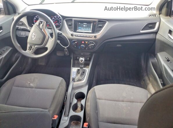 3KPC24A33KE043748 2019 HYUNDAI ACCENT White Vista del salpicadero
