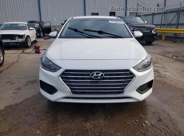 3KPC24A33KE043748 2019 HYUNDAI ACCENT White Vista frontal