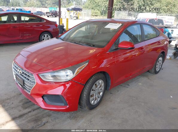 3KPC24A33KE047086 2019 HYUNDAI ACCENT Красный Передняя левая четверть