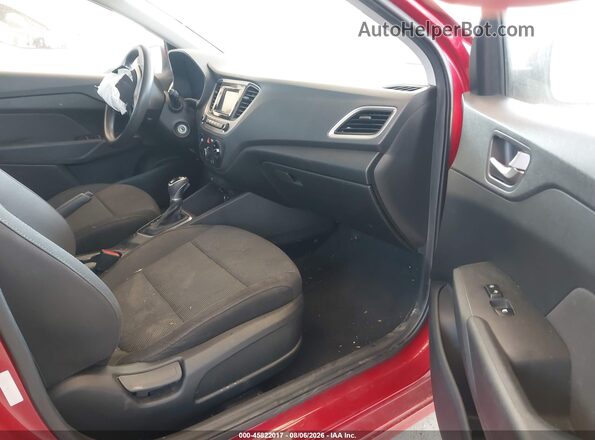 3KPC24A33KE047086 2019 HYUNDAI ACCENT Красный Вид салона спереди