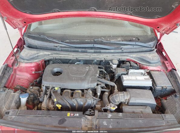 3KPC24A33KE047086 2019 HYUNDAI ACCENT Красный Вид сзади