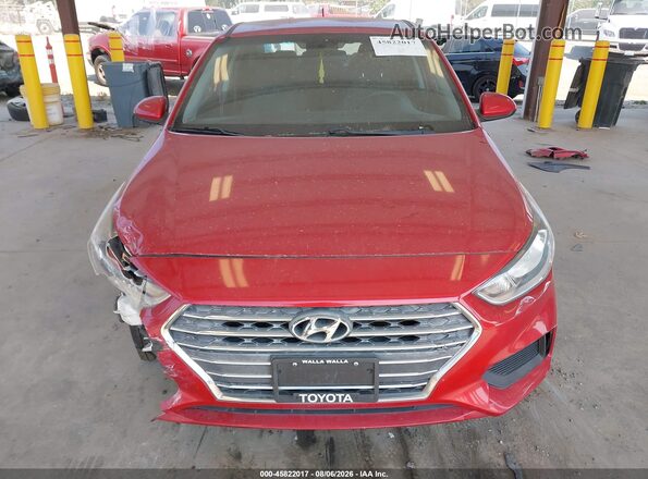 3KPC24A33KE047086 2019 HYUNDAI ACCENT Красный Вид щитка приборов