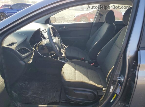3KPC24A33KE057973 2019 HYUNDAI ACCENT Gray Widok wnętrza z przodu
