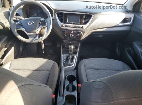 3KPC24A33KE057973 2019 HYUNDAI ACCENT Gray Widok deski rozdzielczej