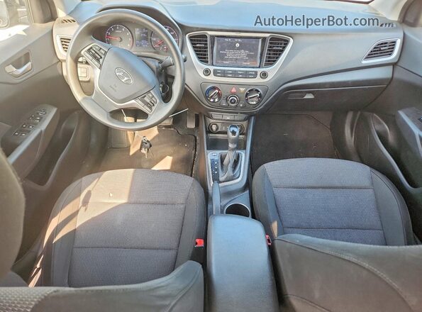 3KPC24A34KE046903 2019 HYUNDAI ACCENT Black Вид панелі приладів