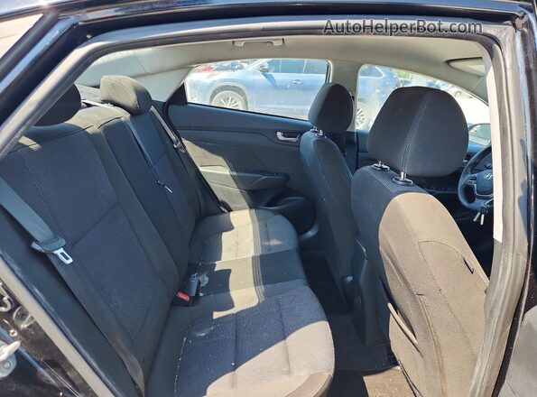 3KPC24A34KE046903 2019 HYUNDAI ACCENT Black Вид задніх сидінь