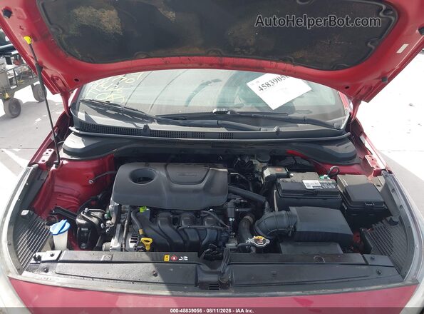 3KPC24A35JE007770 2018 HYUNDAI ACCENT Red Vista trasera