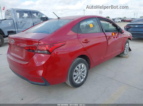 3KPC24A35JE007770 2018 HYUNDAI ACCENT Red Trasero derecho