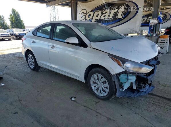 3KPC24A35KE067632 2019 HYUNDAI ACCENT White Передня права чверть