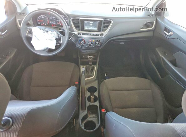 3KPC24A35KE067632 2019 HYUNDAI ACCENT White Вид панелі приладів