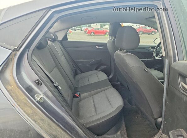 3KPC24A36JE033343 2018 HYUNDAI ACCENT Gray უკანა სავარძლების ხედი