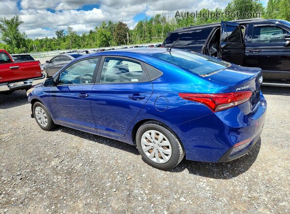 3KPC24A36KE052718 2019 HYUNDAI ACCENT Blue უკანა მარცხენა