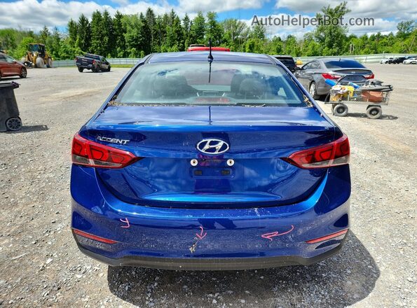 3KPC24A36KE052718 2019 HYUNDAI ACCENT Blue უკანა ხედი