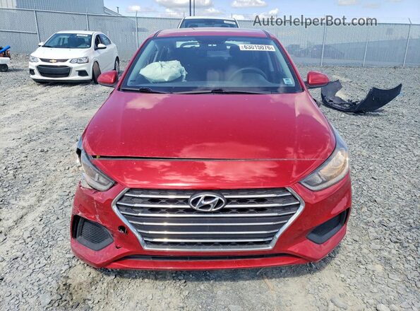 3KPC24A36KE055876 2019 HYUNDAI ACCENT Red Вид спереду