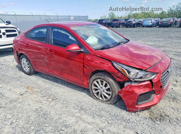 3KPC24A36KE055876 2019 HYUNDAI ACCENT Red Передня права чверть