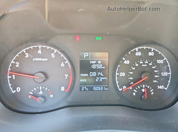 3KPC24A36KE064612 2019 HYUNDAI ACCENT Red ხელსაწყოთა პანელის ხედი