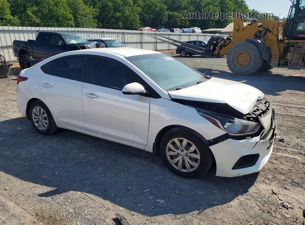 3KPC24A37JE024215 2018 HYUNDAI ACCENT Белый Передняя правая четверть
