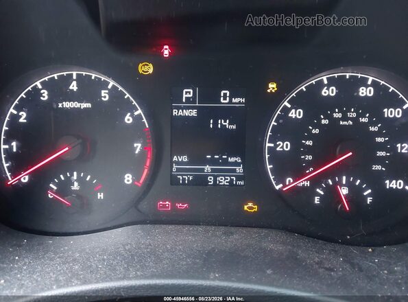 3KPC24A37JE032010 2018 HYUNDAI ACCENT Red Widok tylnych siedzeń