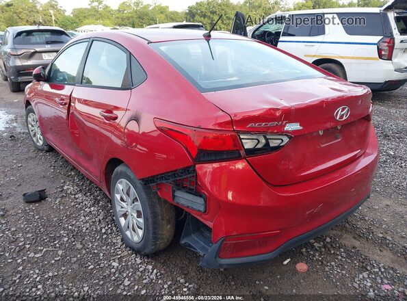 3KPC24A37JE032010 2018 HYUNDAI ACCENT Red Tył lewy