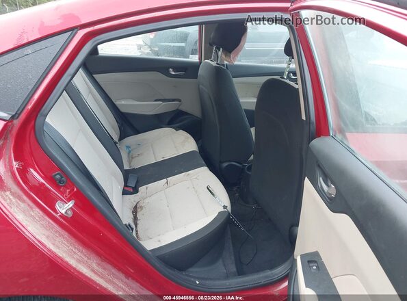 3KPC24A37JE032010 2018 HYUNDAI ACCENT Red Widok naklejki z numerem VIN