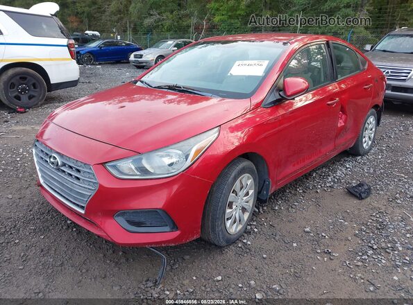 3KPC24A37JE032010 2018 HYUNDAI ACCENT Red Przód lewy