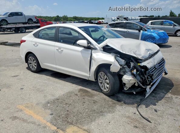 3KPC24A38KE061985 2019 HYUNDAI ACCENT White Przód prawy