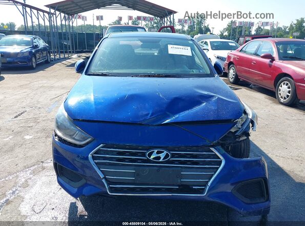 3KPC24A38KE063798 2019 HYUNDAI ACCENT Blue Widok zestawu wskaźników