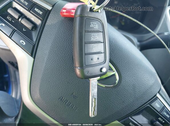 3KPC24A38KE063798 2019 HYUNDAI ACCENT Blue Widok deski rozdzielczej