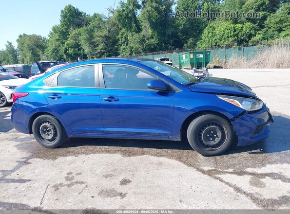 3KPC24A38KE063798 2019 HYUNDAI ACCENT Blue Widok wnętrza z tyłu