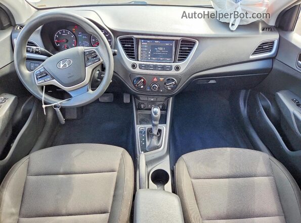 3KPC24A38KE066295 2019 HYUNDAI ACCENT White Вид панелі приладів