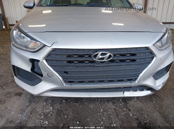 3KPC24A39JE024586 2018 HYUNDAI ACCENT Silver Widok zestawu wskaźników