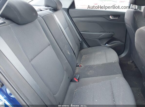 3KPC24A39JE027276 2018 HYUNDAI ACCENT Blue Widok naklejki z numerem VIN