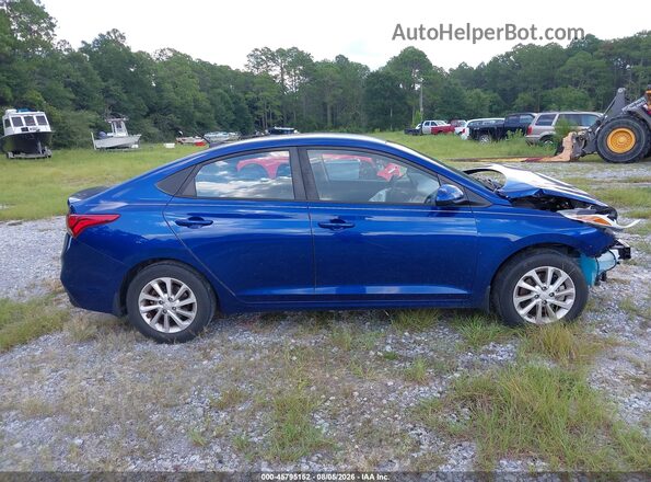 3KPC24A39JE027276 2018 HYUNDAI ACCENT Blue Widok wnętrza 360 stopni