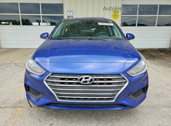 3KPC24A39KE050056 2019 HYUNDAI ACCENT Blue Widok z przodu