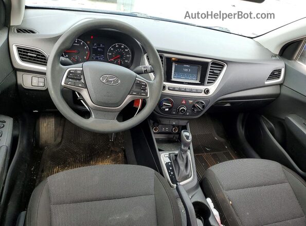 3KPC24A39KE050056 2019 HYUNDAI ACCENT Blue Widok deski rozdzielczej