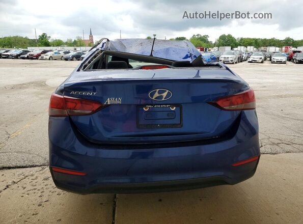 3KPC24A39KE050056 2019 HYUNDAI ACCENT Blue Widok z tyłu