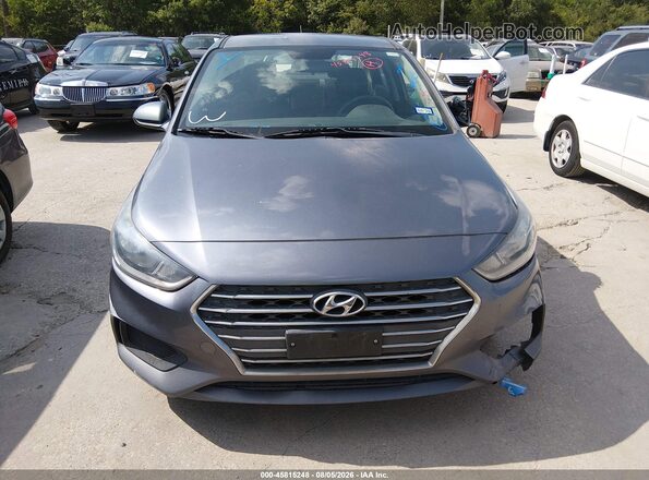 3KPC24A39KE051045 2019 HYUNDAI ACCENT Gray Widok wnętrza z tyłu