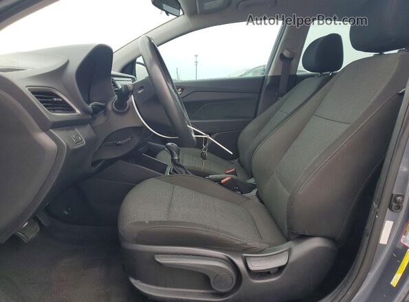 3KPC24A39KE070355 2019 HYUNDAI ACCENT Gray წინა სალონის ხედი