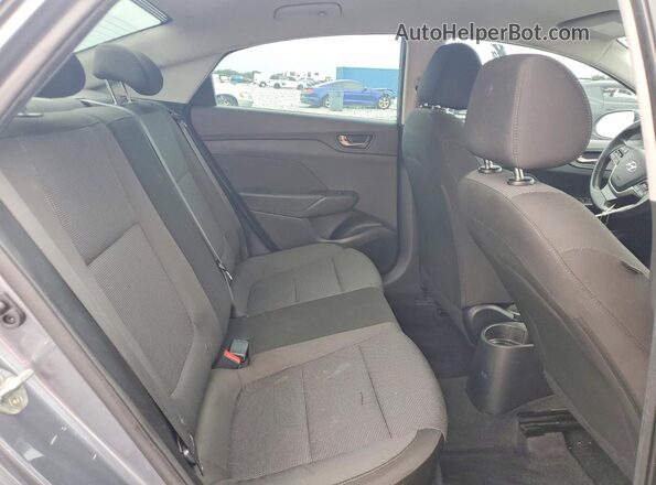 3KPC24A39KE070355 2019 HYUNDAI ACCENT Gray უკანა სავარძლების ხედი