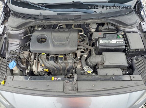 3KPC24A39KE070355 2019 HYUNDAI ACCENT Gray უკანა სალონის ხედი