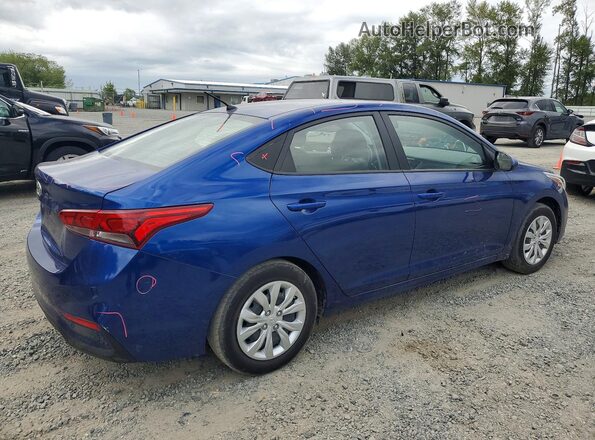 3KPC24A39KE084899 2019 HYUNDAI ACCENT Blue Задня права чверть