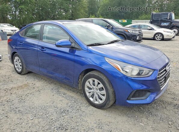 3KPC24A39KE084899 2019 HYUNDAI ACCENT Blue Передня права чверть