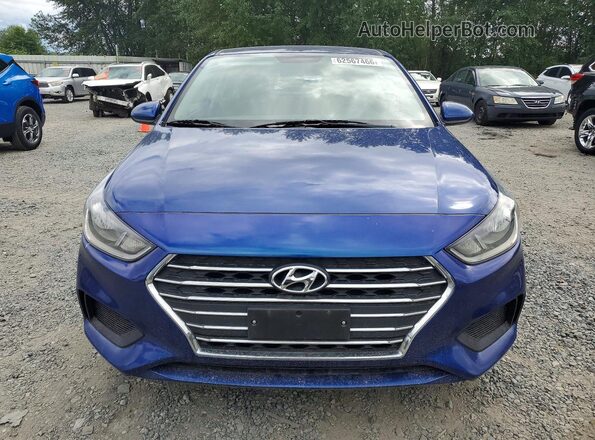 3KPC24A39KE084899 2019 HYUNDAI ACCENT Blue Вид спереду