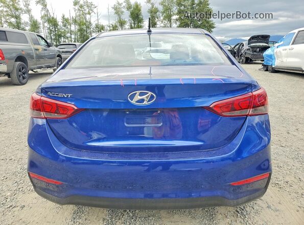 3KPC24A39KE084899 2019 HYUNDAI ACCENT Blue Вид ззаду