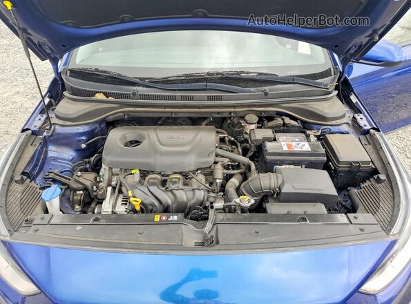3KPC24A39KE084899 2019 HYUNDAI ACCENT Blue Вид задньої частини салону