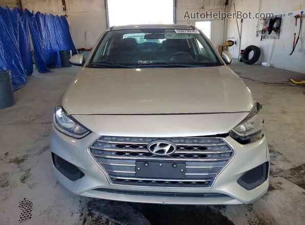 3KPC24A3XKE045772 2019 HYUNDAI ACCENT Silver წინა ხედი