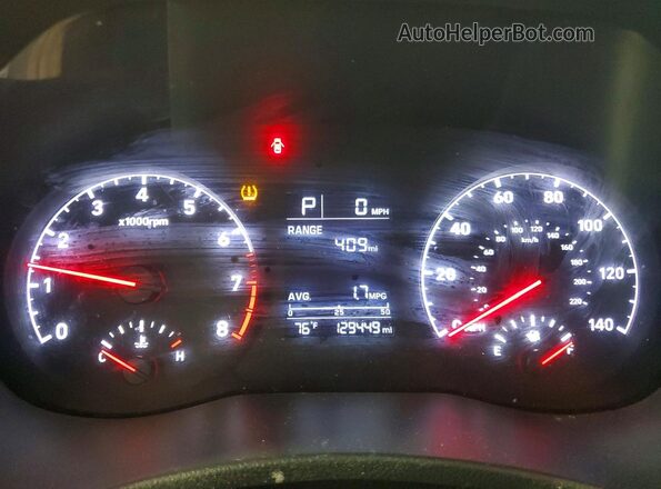3KPC24A3XKE045772 2019 HYUNDAI ACCENT Silver ხელსაწყოთა პანელის ხედი