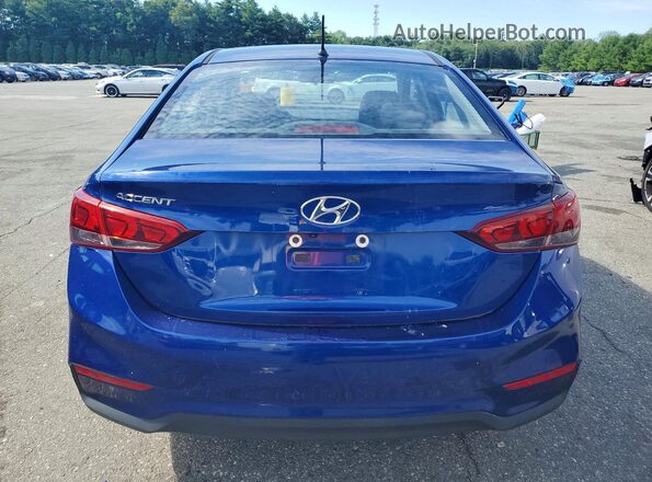 3KPC24A3XKE065276 2019 HYUNDAI ACCENT Blue Հետևի տեսք