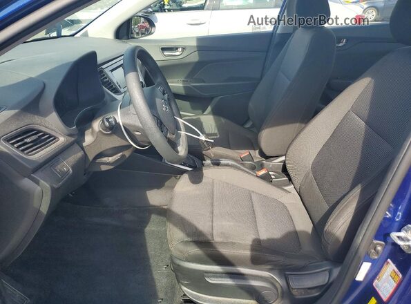 3KPC24A3XKE065276 2019 HYUNDAI ACCENT Blue Սալոնի դիմացի տեսք