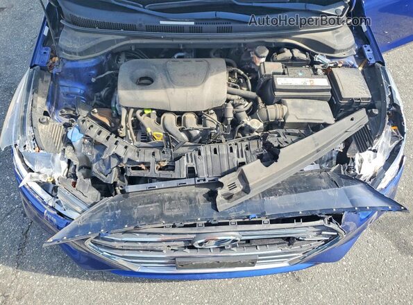 3KPC24A3XKE065276 2019 HYUNDAI ACCENT Blue Սալոնի հետևի տեսք